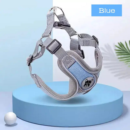 Excel Pets Reflective Adjustable Dog Harness for All Sizes Soft Mesh Comfort and Pressure Distribution - Animals & Pet Supplies > Pet Supplies > Pet Collars & Harnesses Dog