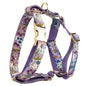 Excel Pets Adjustable Dog Harness With Soft Cotton Material, Comfortable Safe Fit For Daily Walks And Training, Printed Purple - Baby & Toddler > Baby Safety > Baby Safety Harnesses & Leashes > Harnesses Dog