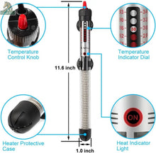 Submersible 300 Watt Aquarium Heater with 1-Year Warranty