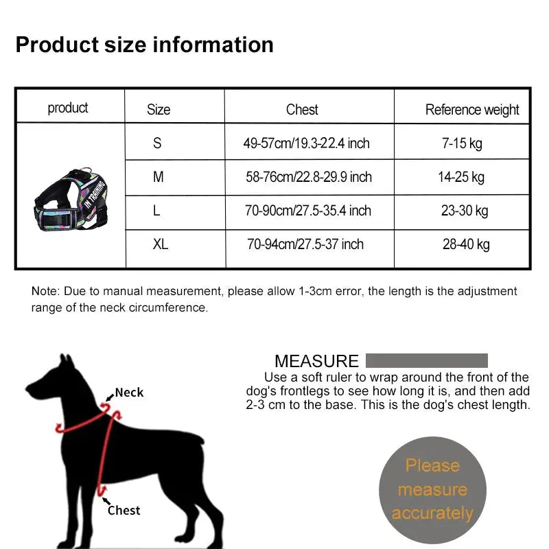 KOMMILIFE Nylon Adjustable Dog Harness Excel Pets