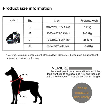 Excel Pets KOMMILIFE Nylon Adjustable Dog Harness for Walking Training Outdoor Adventures Comfort Fit - Animals & Pet Supplies > Pet Supplies > Pet Collars & Harnesses Dog