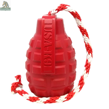 USA-K9 Grenade Rubber Dog Chew Toy | K9 Handler Reward Toy | Blue | USA Made SodaPup/True Dogs, LLC