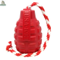 USA-K9 Grenade Rubber Dog Chew Toy | K9 Handler Reward Toy | Blue | USA Made SodaPup/True Dogs, LLC