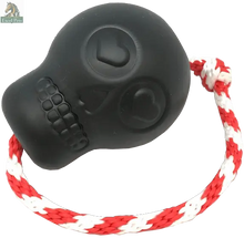 USA-K9 Magnum Skull - Black Magnum Rubber Chew Toy for Extreme Chewers | USA Made SodaPup/True Dogs, LLC