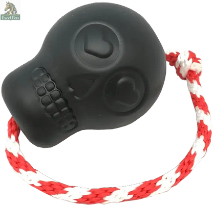 USA-K9 Magnum Skull - Black Magnum Rubber Chew Toy for Extreme Chewers | USA Made SodaPup/True Dogs, LLC