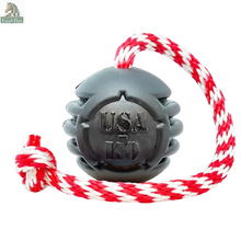 USA-K9 Magnum Stars and Stripes Rubber Dog Toy | K9 Handler Reward Toy | USA Made SodaPup/True Dogs, LLC