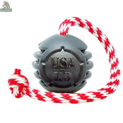 USA-K9 Magnum Stars and Stripes Rubber Dog Toy | K9 Handler Reward Toy | USA Made SodaPup/True Dogs, LLC