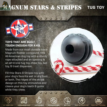 USA-K9 Magnum Stars and Stripes Rubber Dog Toy | K9 Handler Reward Toy | USA Made SodaPup/True Dogs, LLC