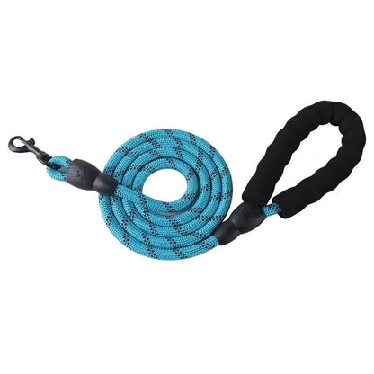 other Nylon Reflective Dog Leash With Durable Braided Nylon Construction And High Visibility For Safe Walks And Training - Animals & Pet Supplies > Pet Supplies > Pet Leashes > Standard Leashes Dog