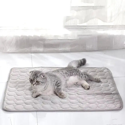 Excel Pets Cool And Comfy Sofa Cooling Pet Pad For Small Dogs And Cats Ideal For Summer Comfort And Sleep - Animals & Pet Supplies > Pet Supplies > Pet Beds > Cooling Beds cat