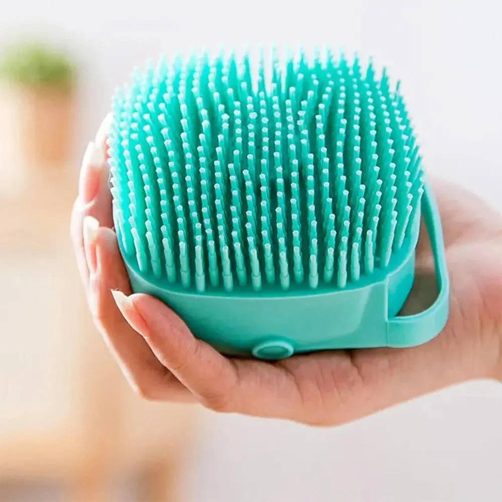 Pet Bathing Brush Soft Silicone Massager Shower Gel Bathing Brush Clean Tools Comb Gloves Dog Cat Grooming Supplies Accessories Does not apply
