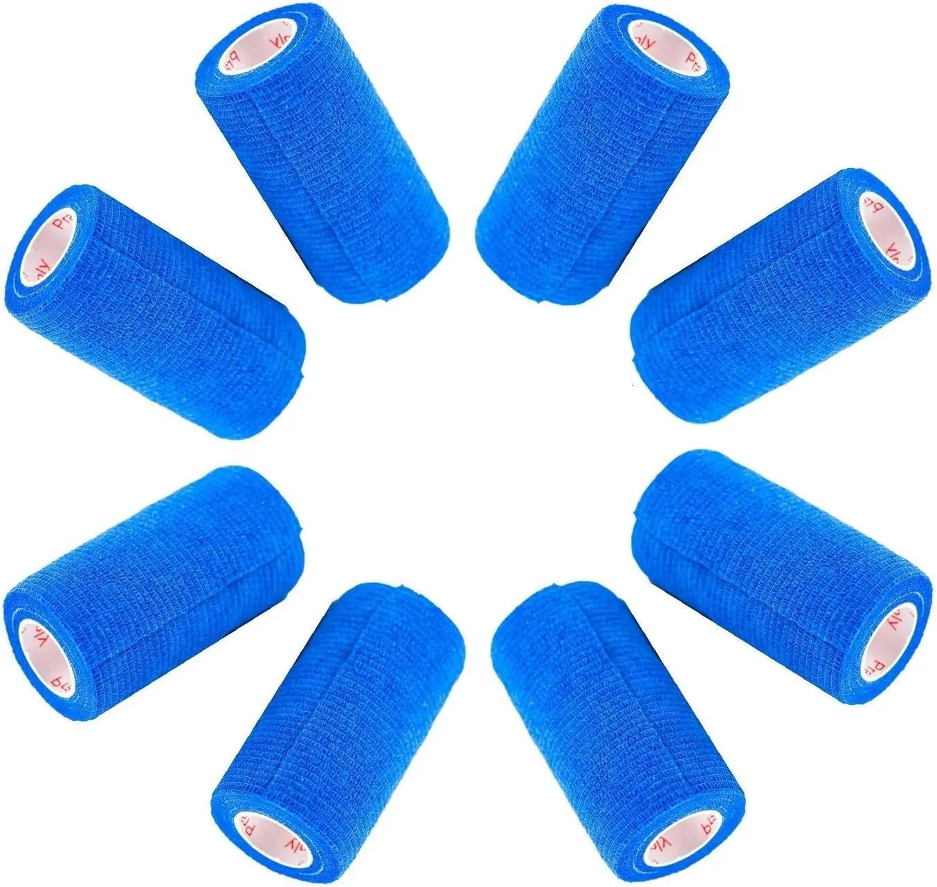 Prairie Horse Supply Bulk Pack 4 Inch Veterinary Wrap Tape Prairie Horse Self Adhesive Vet Wrap With Colorful Designs 5 Yard Roll - Animals & Pet Supplies > Pet Supplies > Pet Medical Tape & Bandages Equine