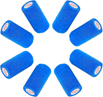 Prairie Horse Supply Bulk Pack 4 Inch Veterinary Wrap Tape Prairie Horse Self Adhesive Vet Wrap With Colorful Designs 5 Yard Roll - Animals & Pet Supplies > Pet Supplies > Pet Medical Tape & Bandages Equine