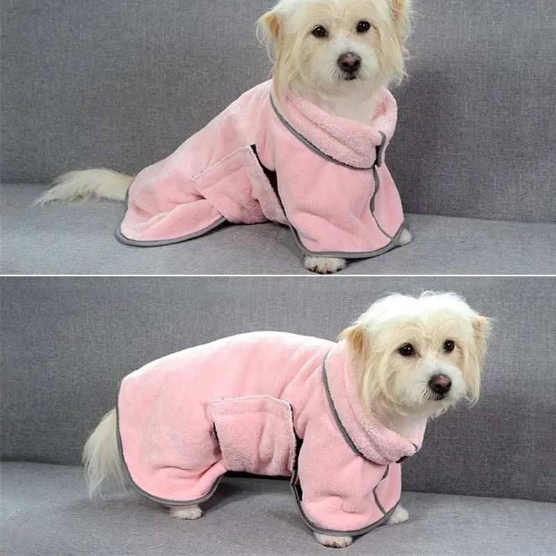 Quick-Drying Pet Towel Dog Bathrobe Pet Dog Bath Towel for Dogs and Cats Microfiber Absorbent Pet Drying Towel Pet Supplies Pet Products Excel Pets