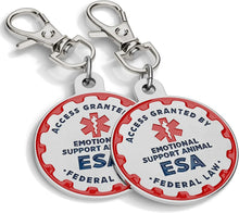 Industrial Puppy Industrial Puppy Emotional Support Dog Tags 2 Pack For Small Dogs Durable Identification For Service Animals - Animals & Pet Supplies > Pet Supplies > Pet ID Tags Dog