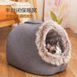 Excel Pets WarmNest Cozy Cave Self Warming Tent Bed For Pets Plush Insulated Hideaway For Cold Days - Animals & Pet Supplies > Pet Supplies > Pet Beds > Caves cat