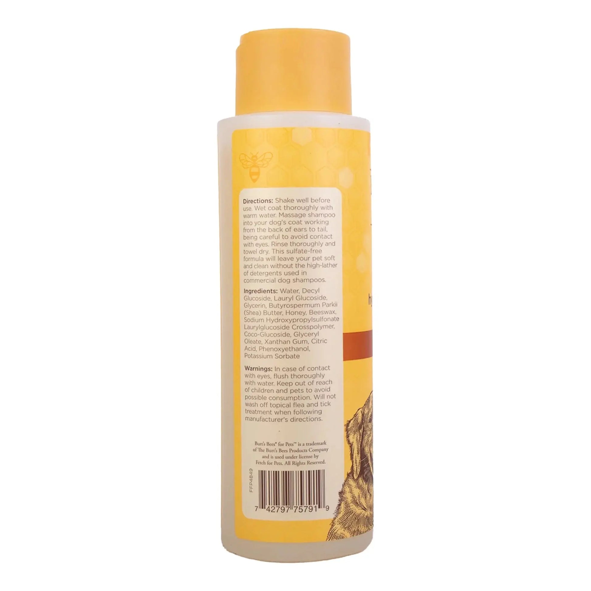 Natural Hypoallergenic Shampoo Shea and Butter Honey for Dogs and Puppies Excel Pets