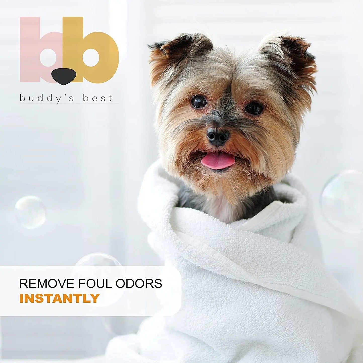 Transform Bath Time with Buddy's Best Dog Shampoo & Conditioner - Oatmeal Formula for Nourishing Sensitive Skin, Coconut Vanilla Scent, 32oz Buddy's Best