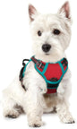 GLOBEGOU CO.,LTD Rabbitgoo Large Dog Harness No Pull Adjustable Soft Padded Vest Reflective Oxford Material Red Plaid Dual Leash Clips - Animals & Pet Supplies > Pet Supplies > Pet Collars & Harnesses Dog