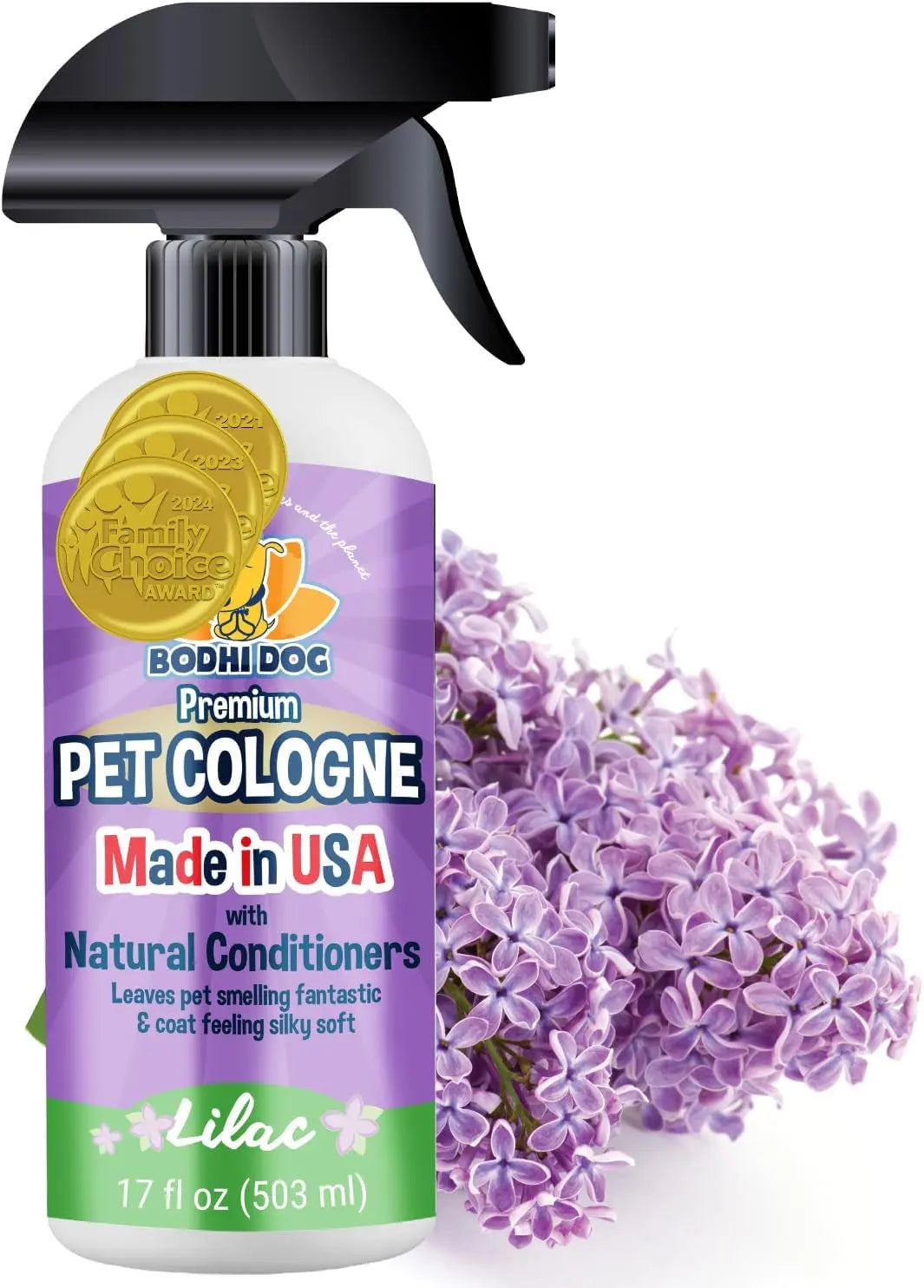 Bodhi Dog Natural Dog Cologne - Refreshing Baby Powder Scented Deodorizing Spray & Conditioner for Dogs and Cats - Safe, Gentle Formula for All Pets - 4 Fl Oz Made in USA Bodhi Dog