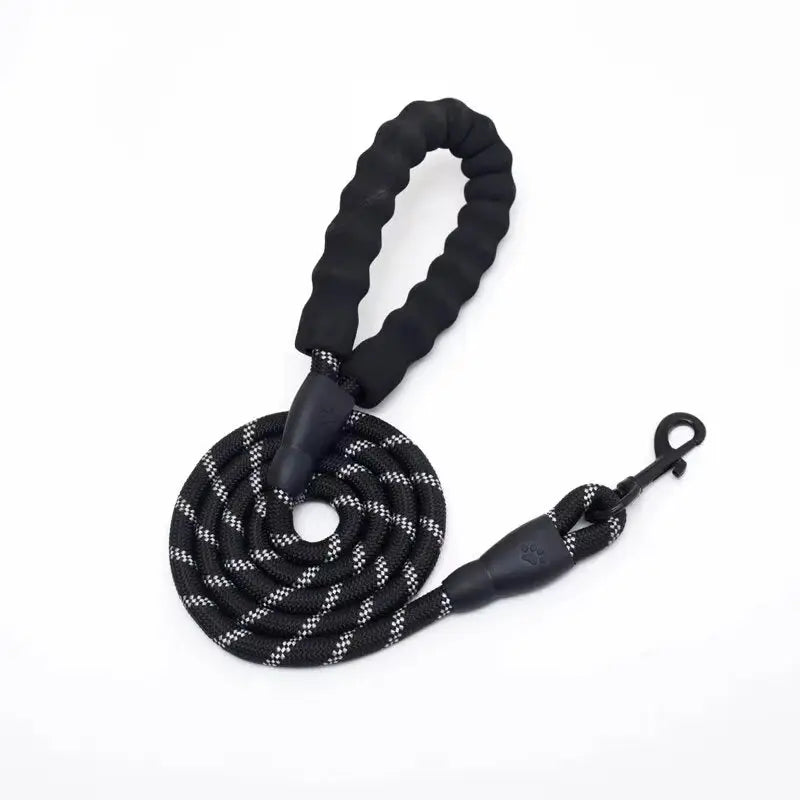 other Nylon Reflective Dog Leash With Durable Braided Nylon Construction And High Visibility For Safe Walks And Training - Animals & Pet Supplies > Pet Supplies > Pet Leashes > Standard Leashes Dog