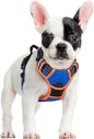 GLOBEGOU CO.,LTD Rabbitgoo Large Dog Harness No Pull Adjustable Soft Padded Vest Reflective Oxford Material Red Plaid Dual Leash Clips - Animals & Pet Supplies > Pet Supplies > Pet Collars & Harnesses Dog