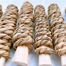 Dog Hugs Cat Bamboo Bliss Straw Molar Toy For Small Pets Natural Water Plants And Sweet Bamboo Chew Toy - Animals & Pet Supplies > Pet Supplies > Small Animal Supplies > Small Animal Habitat Accessories Dog