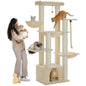Excel Pets Multi Level Cat Tree For Large Cats With Hammock And 11 Robust Sisal Posts And Large Perch - Animals & Pet Supplies > Pet Supplies > Cat Supplies > Cat Furniture > Cat Trees & Towers cat