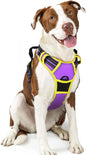 GLOBEGOU CO.,LTD Rabbitgoo Large Dog Harness No Pull Adjustable Soft Padded Vest Reflective Oxford Material Red Plaid Dual Leash Clips - Animals & Pet Supplies > Pet Supplies > Pet Collars & Harnesses Dog