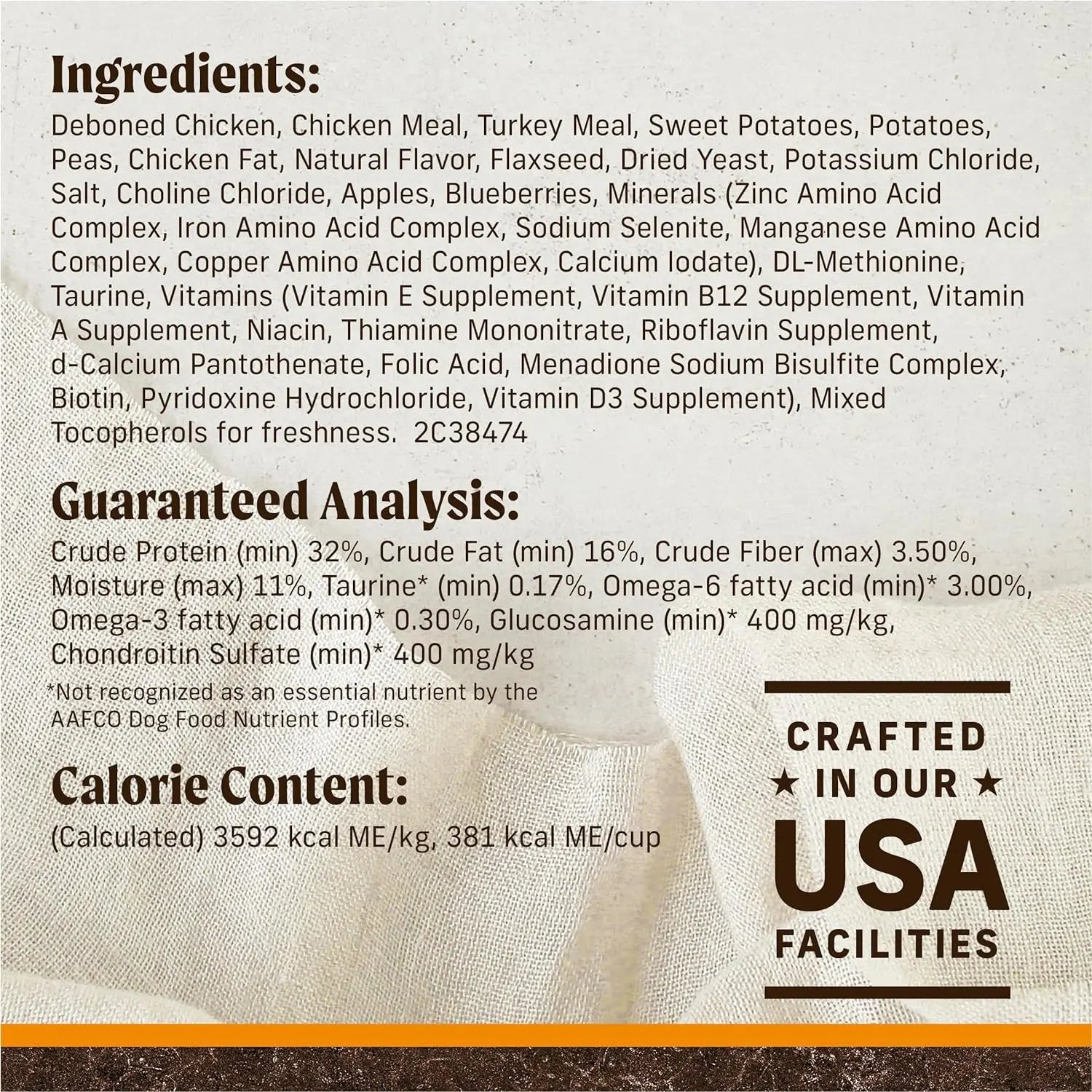 Merrick Premium Grain Free Dry Adult Dog Food, Wholesome and Natural Kibble with Real Chicken and Sweet Potato - 22.0 Lb. Bag Merrick Pet Care