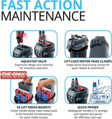 1 month and up Fluval 407 Performance Canister Filter For Up To 100 Gallon Aquariums Quiet Efficient Filtration - Animals & Pet Supplies > Pet Supplies > Fish & Aquatic Supplies > Aquarium Filters > External & Canister Aquarium Filters Fish