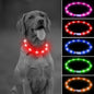 Excel Pets USB Rechargeable LED Dog Collar With Super Bright Night Visibility Up To 500 Meters And Adjustable 11 To 27 Inches - Animals & Pet Supplies > Pet Supplies > Pet Collars & Harnesses > LED Collars Dog