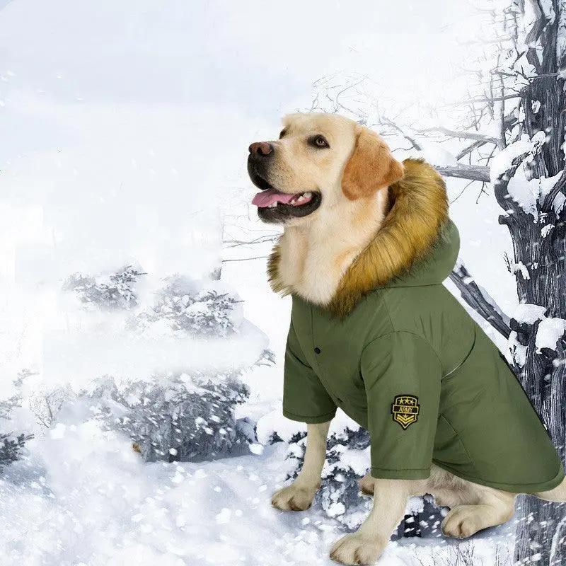 Dog Hugs Cat Cozy Canine Cotton Large Dog Jackets For Winter Warmth And Stylish Everyday Wear - Animals & Pet Supplies > Pet Supplies > Pet Apparel > Pet Jackets Dog Clothing & Accessories