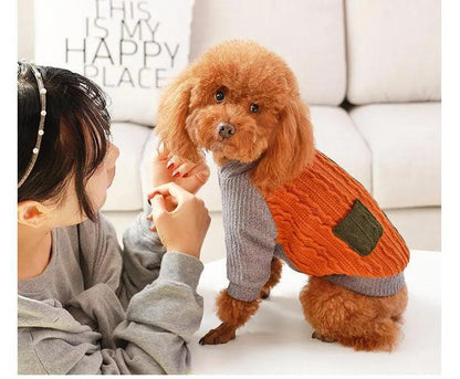 Dog Hugs Cat Cozy Cotton Dog Sweater Breathable Soft Warm Knitwear For Winter And Year Round Comfort Across All Breeds - Animals & Pet Supplies > Pet Supplies > Pet Apparel > Pet Sweaters Dog Clothing & Accessories