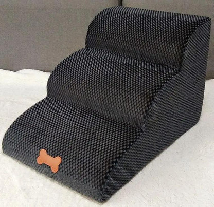 Dog Hugs Cat Cozystep Removable And Washable Pet Dog Small Sponge Stair Three Storey Sloping Ladder For Beds Couches And Laps - Animals & Pet Supplies > Pet Supplies > Pet Steps & Ramps Dog Beds