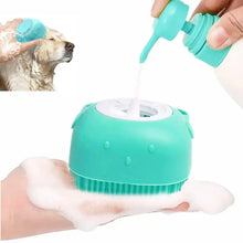 Does not apply Soft Silicone Pet Bathing Brush And Massager With Shampoo Dispenser For Easy Grooming And Skin Massage - Animals & Pet Supplies > Pet Supplies > Pet Grooming Supplies > Pet Combs & Brushes > Brushes Dog