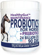 Equa Holistics LLC. Healthygut Probiotics For Horses Performance Formula Digestive Health Support 90 Day Supply - Sporting Goods > Outdoor Recreation > Equestrian > Horse Care > Horse Vitamins & Supplements Equine
