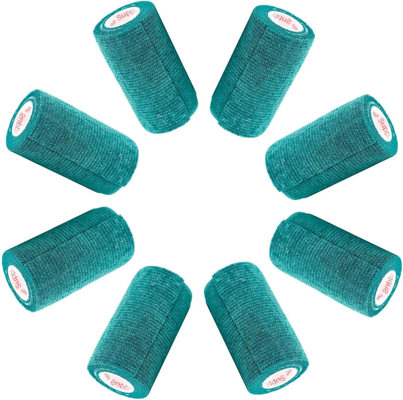 Prairie Horse Supply Bulk Pack 4 Inch Veterinary Wrap Tape Prairie Horse Self Adhesive Vet Wrap With Colorful Designs 5 Yard Roll - Animals & Pet Supplies > Pet Supplies > Pet Medical Tape & Bandages Equine