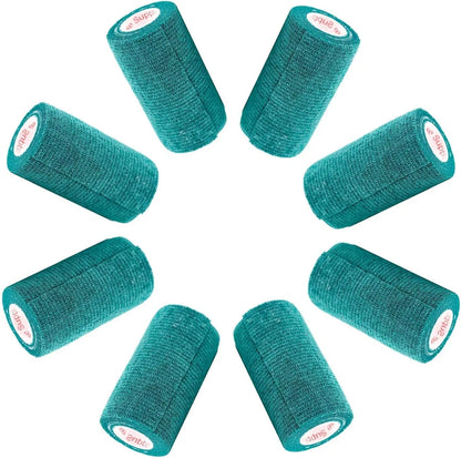 Prairie Horse Supply Bulk Pack 4 Inch Veterinary Wrap Tape Prairie Horse Self Adhesive Vet Wrap With Colorful Designs 5 Yard Roll - Animals & Pet Supplies > Pet Supplies > Pet Medical Tape & Bandages Equine