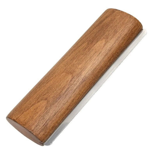 Ergonomic Wooden Handle Horse Shedding Brush - Effective Pet Hair Removal Tool for Horses and More HPDDIN