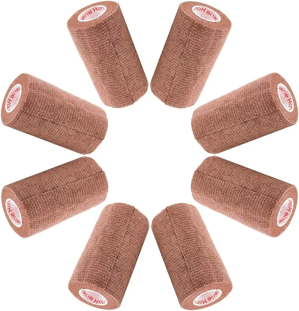 Prairie Horse Supply Bulk Pack 4 Inch Veterinary Wrap Tape Prairie Horse Self Adhesive Vet Wrap With Colorful Designs 5 Yard Roll - Animals & Pet Supplies > Pet Supplies > Pet Medical Tape & Bandages Equine