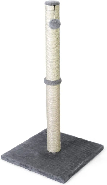 Excel Pets 31 Inch Tall Cat Scratching Post With Hanging Ball For Durable Furniture Protection - Animals & Pet Supplies > Pet Supplies > Cat Supplies > Cat Furniture > Cat Scratchers & Scratching Posts cat
