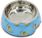 Hugsmart Products Inc HugSmart Pet Dog Bowl Melamine with Removable Stainless Interior for Easy Cleaning and Hygienic Mealtime - Animals & Pet Supplies > Pet Supplies > Pet Bowls, Feeders & Waterers > Bowls Dog