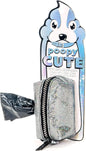 poopyCUTE Poopycute Checkered Dog Poop Bag Dispenser And Treat Pouch By Fydelity PoopyCUTE On The Go Pet Accessory - Animals & Pet Supplies > Pet Supplies > Pet Waste Bag Dispensers & Holders Dog