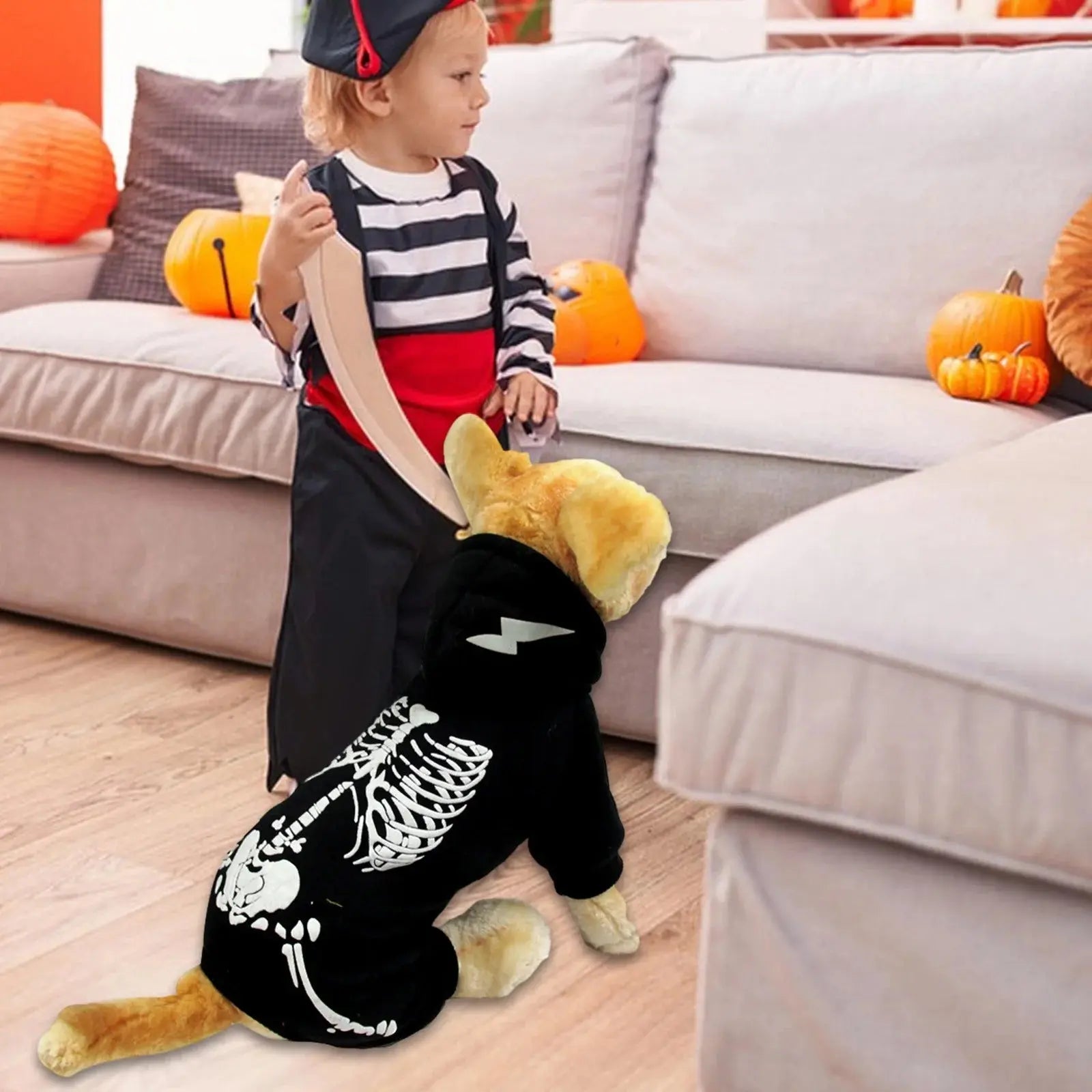 PRETXORVE Stylish Pet Costumes for Halloween - Adorable Cosplay Attire for Small, Medium, and Large Dogs Halloween Gifts