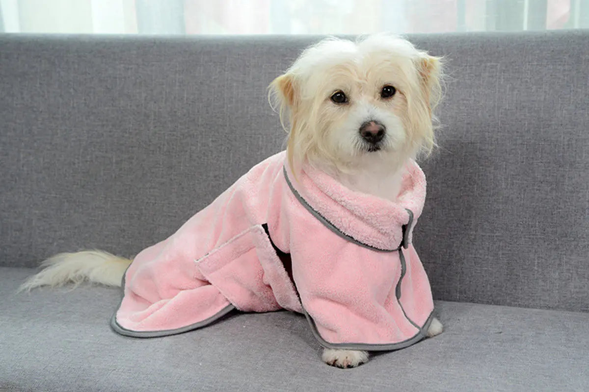 Quick-Drying Pet Towel Dog Bathrobe Pet Dog Bath Towel for Dogs and Cats Microfiber Absorbent Pet Drying Towel Pet Supplies Pet Products Excel Pets