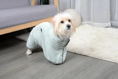 Excel Pets Microfiber Quick Drying Towel And Bathrobe For Pets After Bath Care Absorbent Cozy Coat Dryer - Animals & Pet Supplies > Pet Supplies > Pet Grooming Supplies Dog