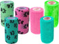Prairie Horse Supply Bulk Pack 4 Inch Veterinary Wrap Tape Prairie Horse Self Adhesive Vet Wrap With Colorful Designs 5 Yard Roll - Animals & Pet Supplies > Pet Supplies > Pet Medical Tape & Bandages Equine
