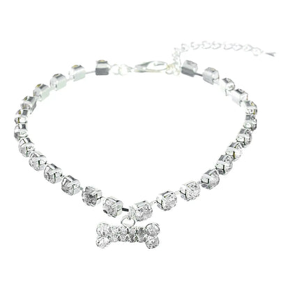 Upioiwer 2-Pack,2025 Pearls and Diamonds Cat Ties Dog Collar Pet Dog Puller Snap Chain Cat Collar Adjustable Dog Bow Ties for Small Dogs Dog Collar Diamond Btfuho upioiwer
