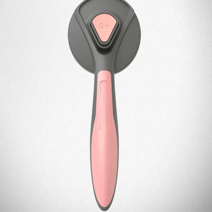 Excel Pets Self Cleaning Pet Deshedding Comb Auto Cleaning Grooming Tool for Cats Dogs and Rabbits - Animals & Pet Supplies > Pet Supplies > Pet Grooming Supplies > Pet Combs & Brushes > Deshedders cat